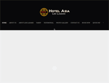 Tablet Screenshot of hotelasialadakh.com